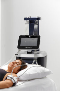 Detalle de evolve en brazos y plataforma